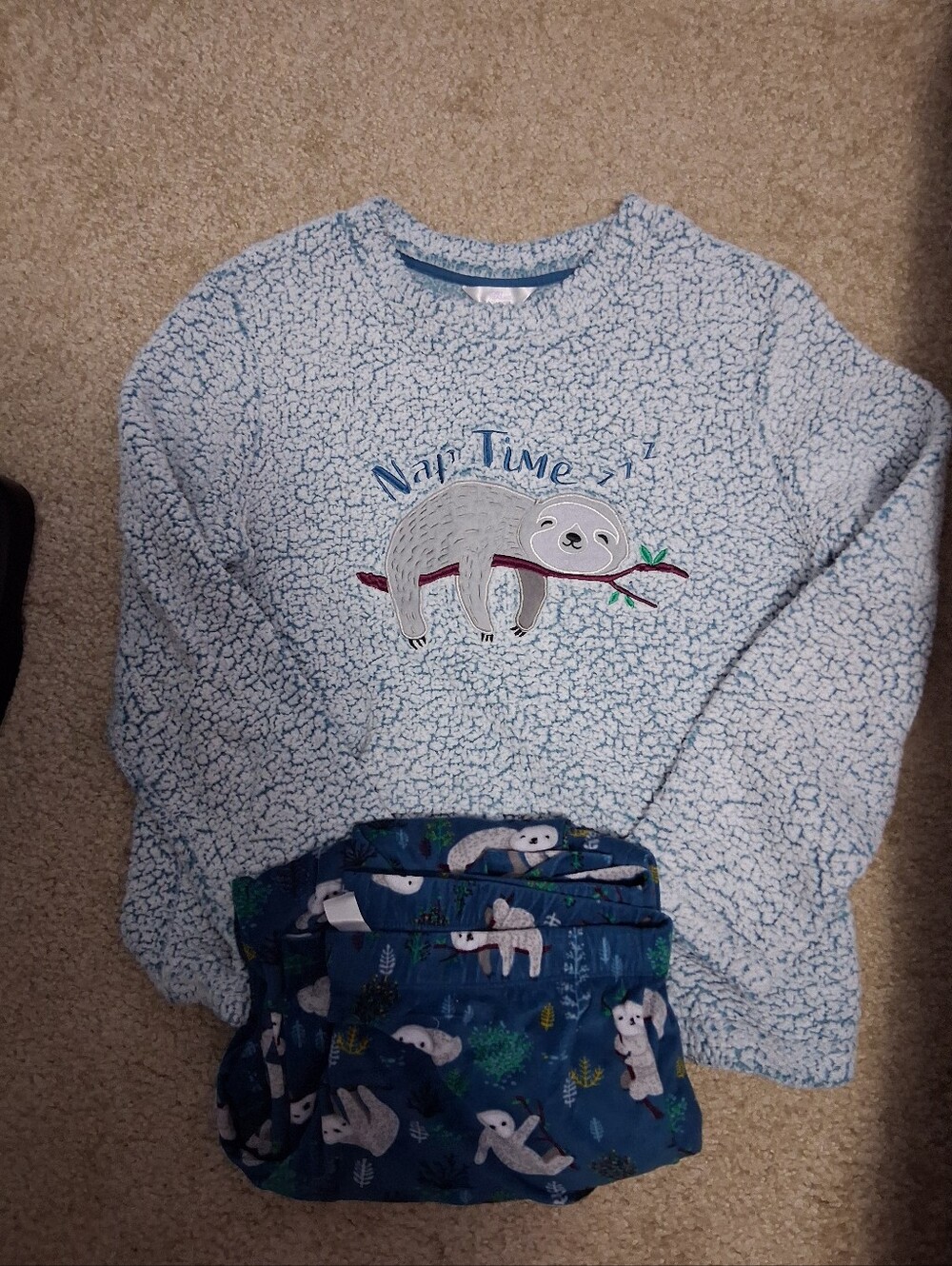 Women's Secret Treasures sloth pajama set